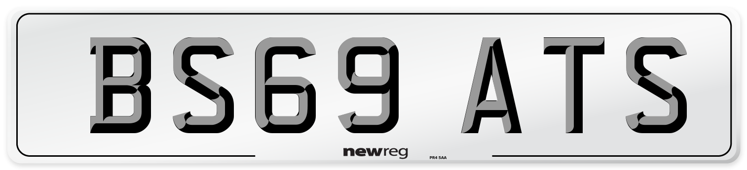 BS69 ATS Number Plate from New Reg